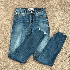 High waisted jean